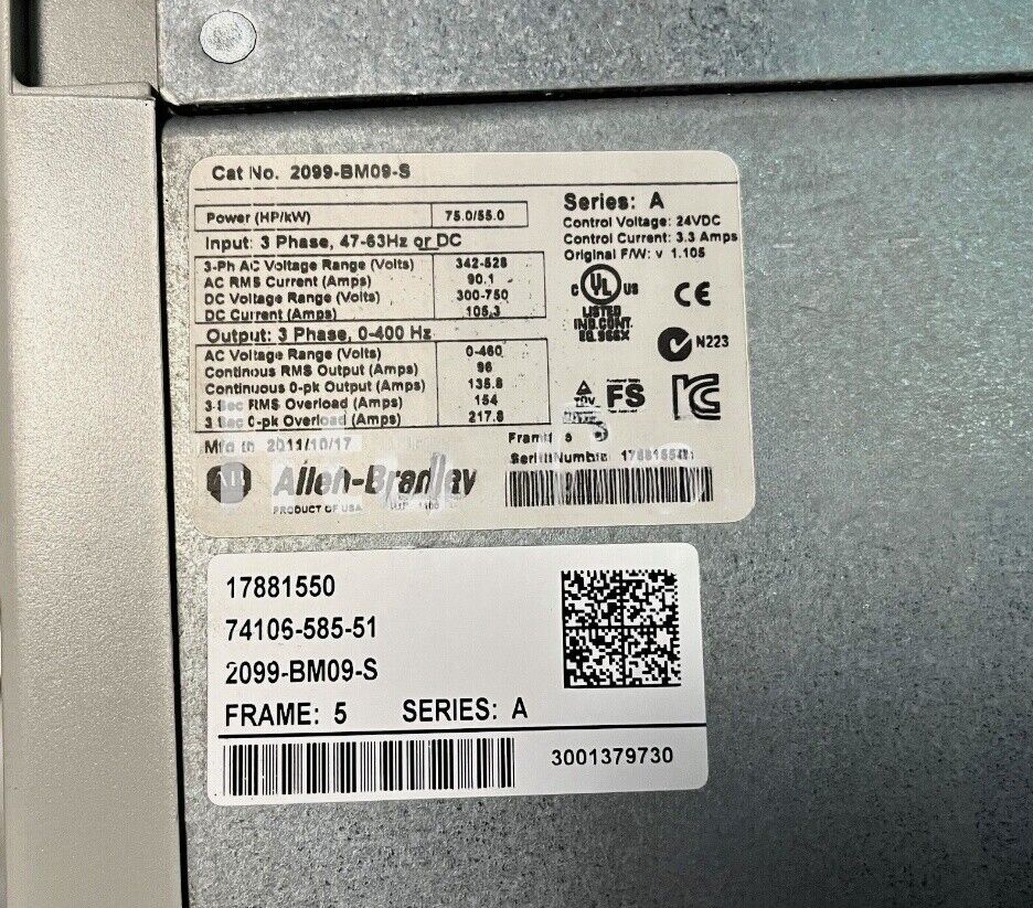Allen-Bradley Kinetix 7000 Servo Drive 22kW - ALLEN-BRADLEY