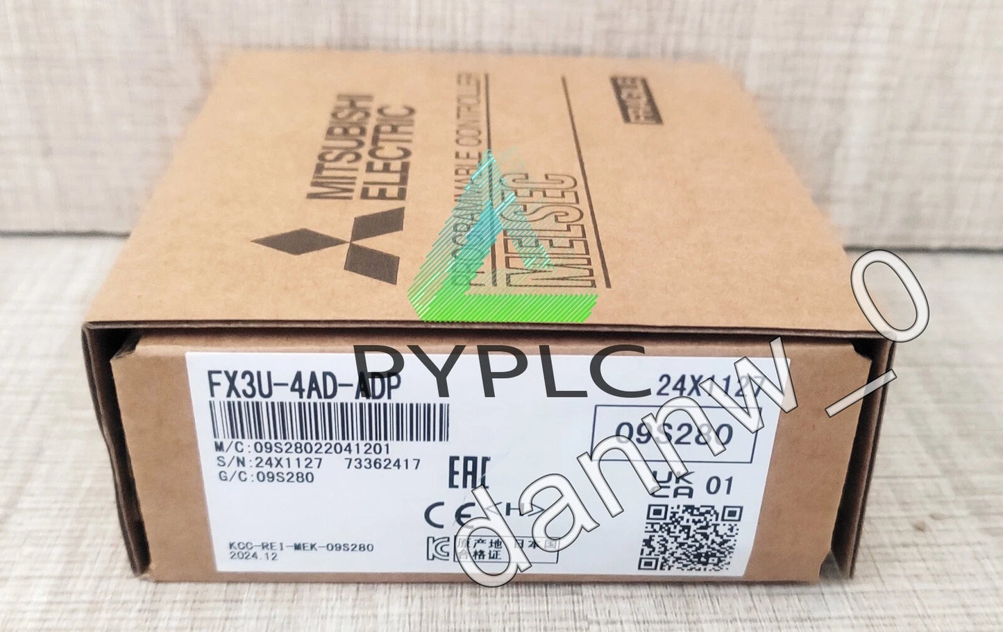 1Pcs Mitsubishi FX3U-4AD-ADP PLC module One year warranty