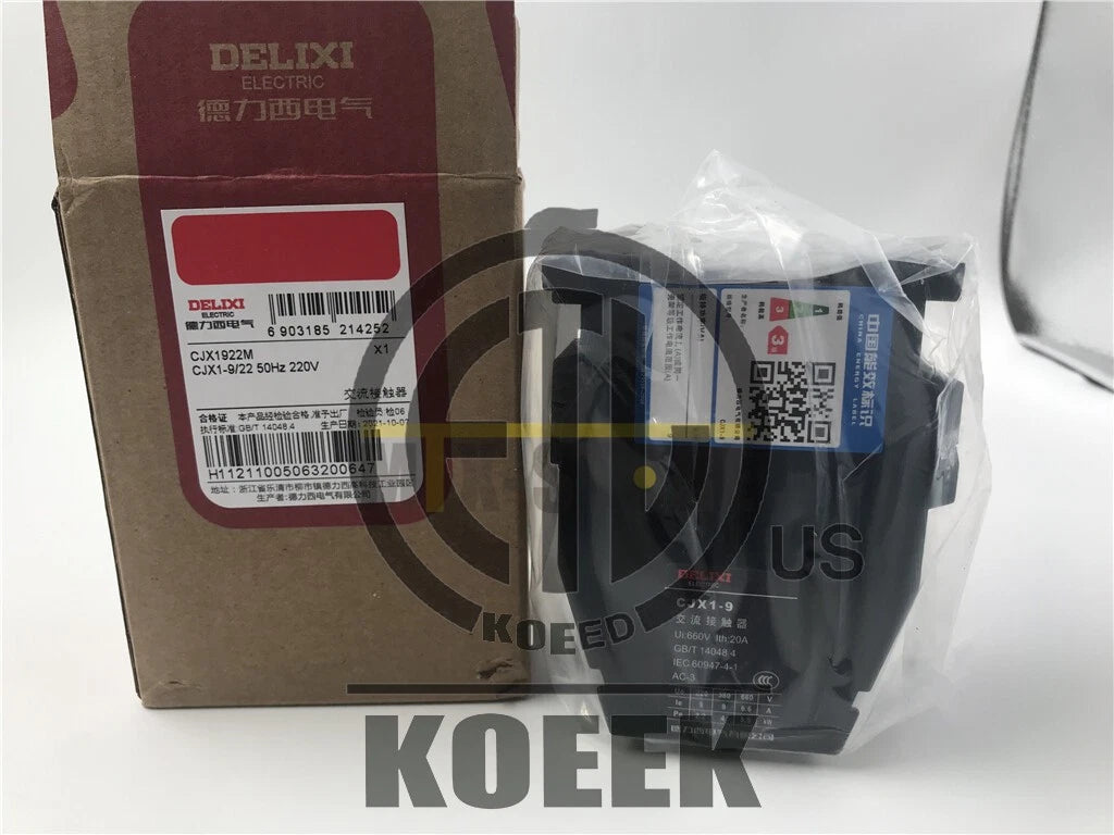 1pcs Chint CJX1-9/22 AC contactor two open two closed 220V 3TB40 9A