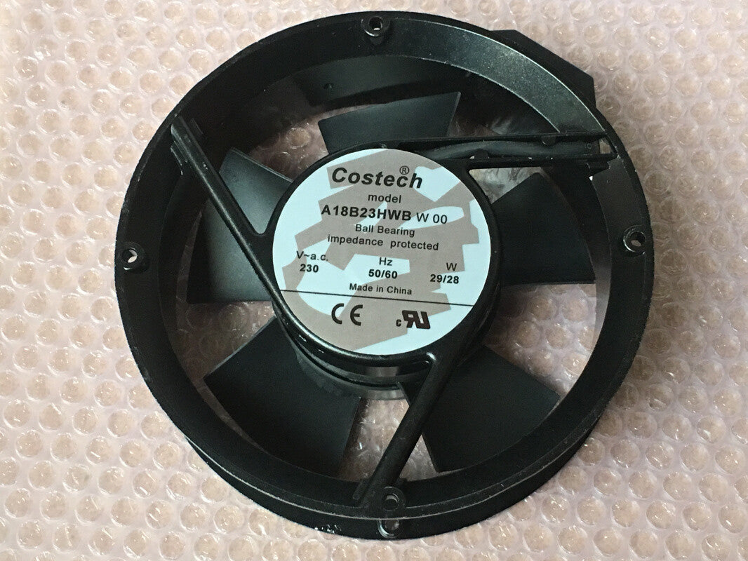 1pcs  Costech fan A18B23HWB W00 12CM 230V 29/18W 172*50mm