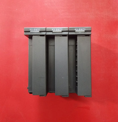 Used Keyence PLC module KV-B16TC tested good condition - KEYENCE