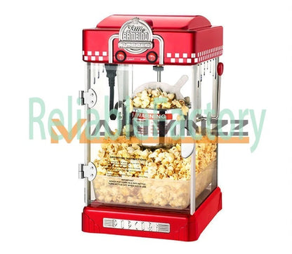 One Commercial/Household stainless steel Popcorn machine 80g 300W 220V