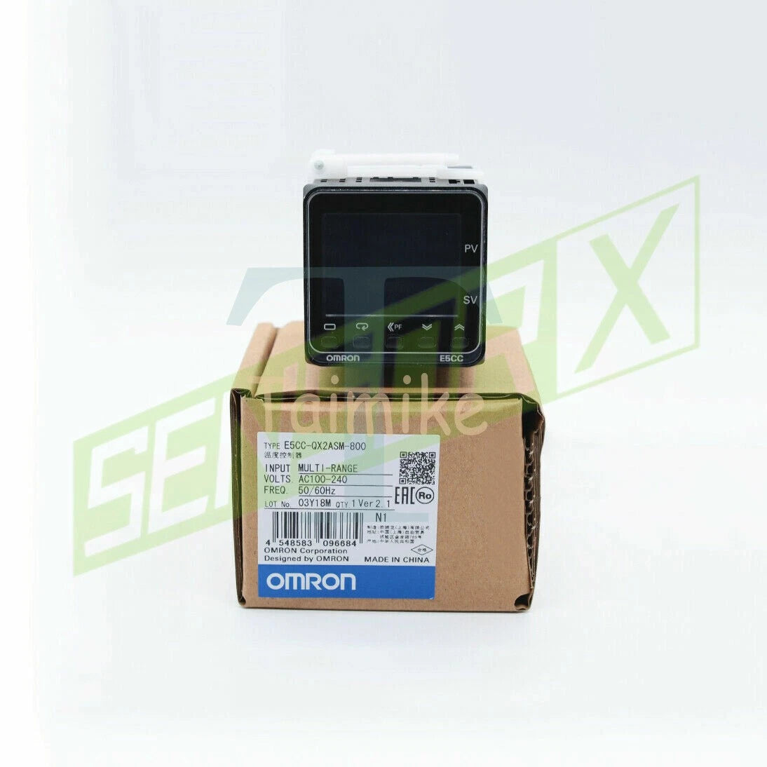 Omron E5CC-QX2ASM-800 Temperature Controller One E5CCQX2ASM800 -