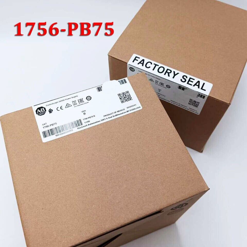 New Factory Sealed 1756-PB75 SER B Control Logix 24V DC Power Supply - CONTROL LOGIX