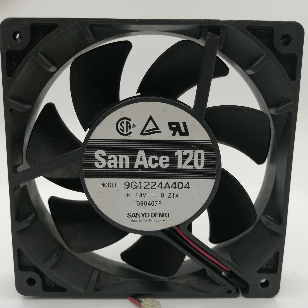 Sanyo 9G1224A404 0.21A 24V 12025 double ball high air volume cooling fan