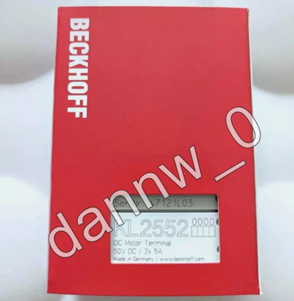 new Beckhoff KL2552 DC Motor Terminal 50vdc