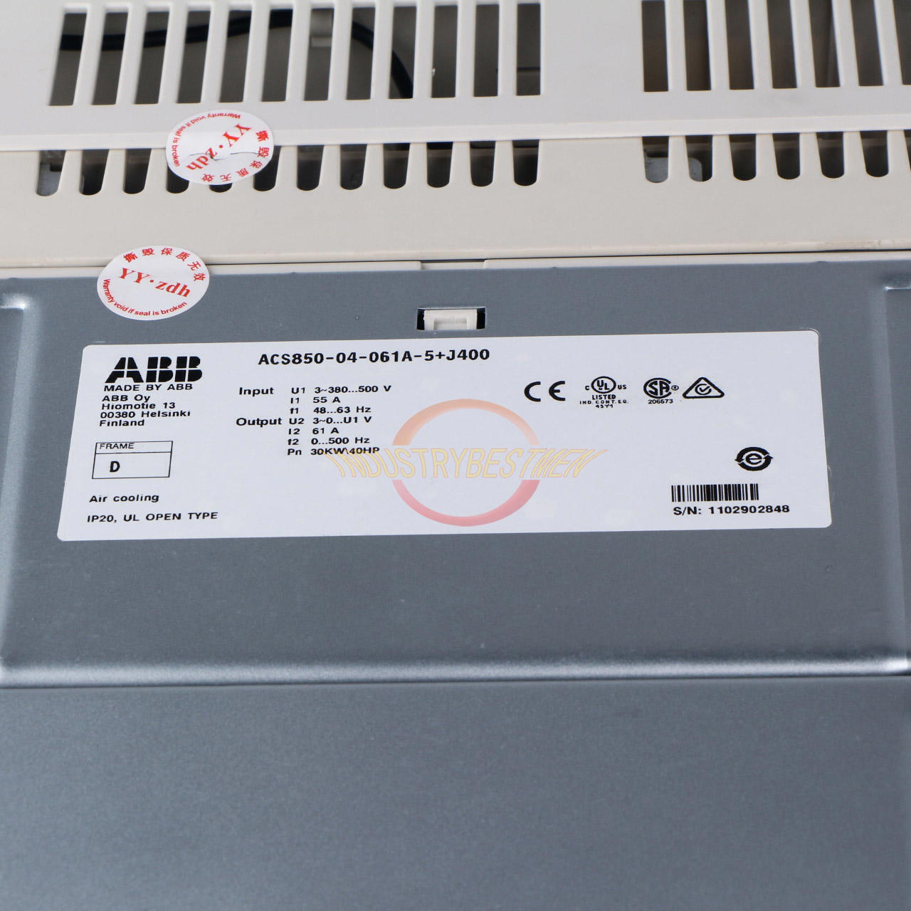 used ONE ABB ACS850-04-061A-5+J400 - OMRON