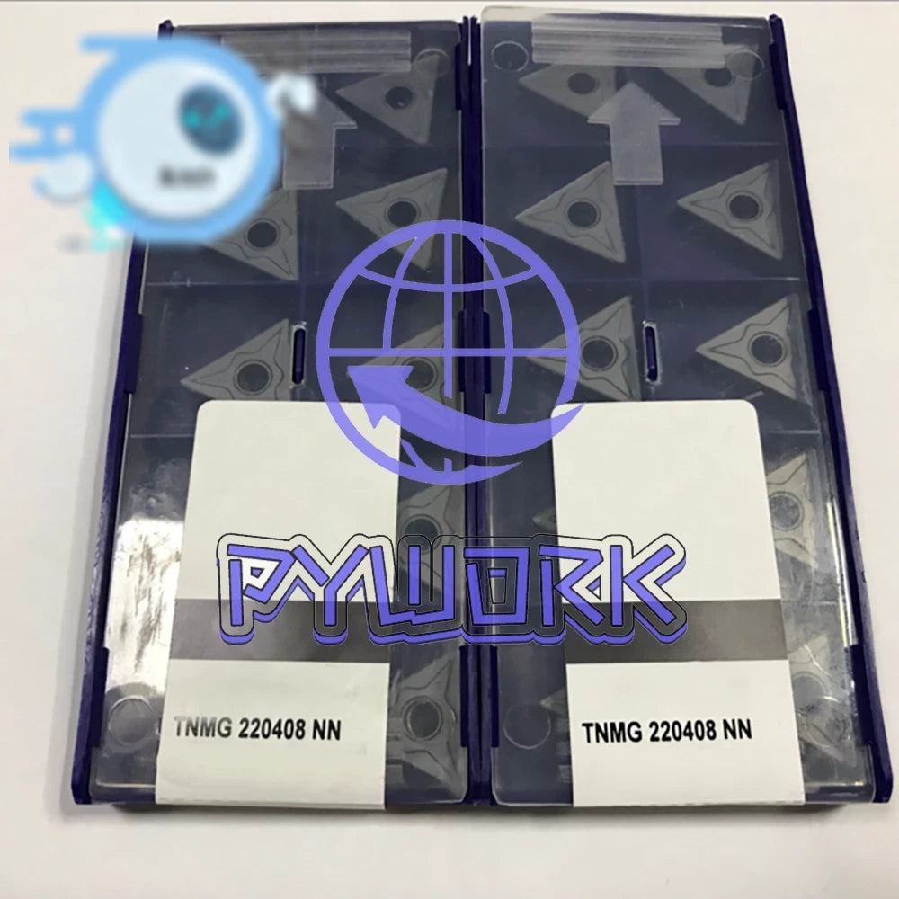 10Pcs CNC Lathe Cutting Tools TNMG220408 NN LT10 CNC Carbide Inserts TNMG22