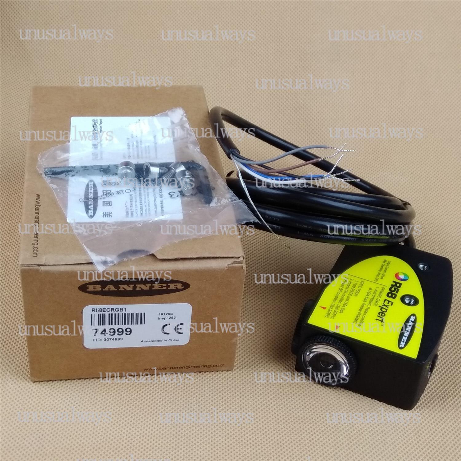 new 1PCS  Banner Photoelectric Switch Sensor R58ECRGB1