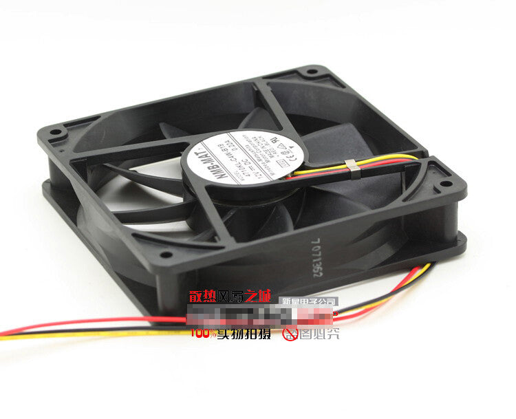 1pcs NMB 4710KL-C4W-B19 12025 12cm 12V 0.22A plasma TV fan 3pin