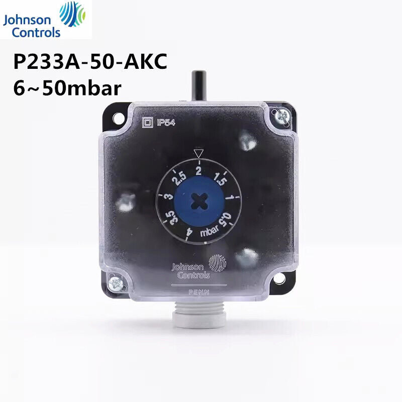 new 1pcs Johnson P233A-50-AKC 6~50mbar Gas Pressure Difference Switch controller