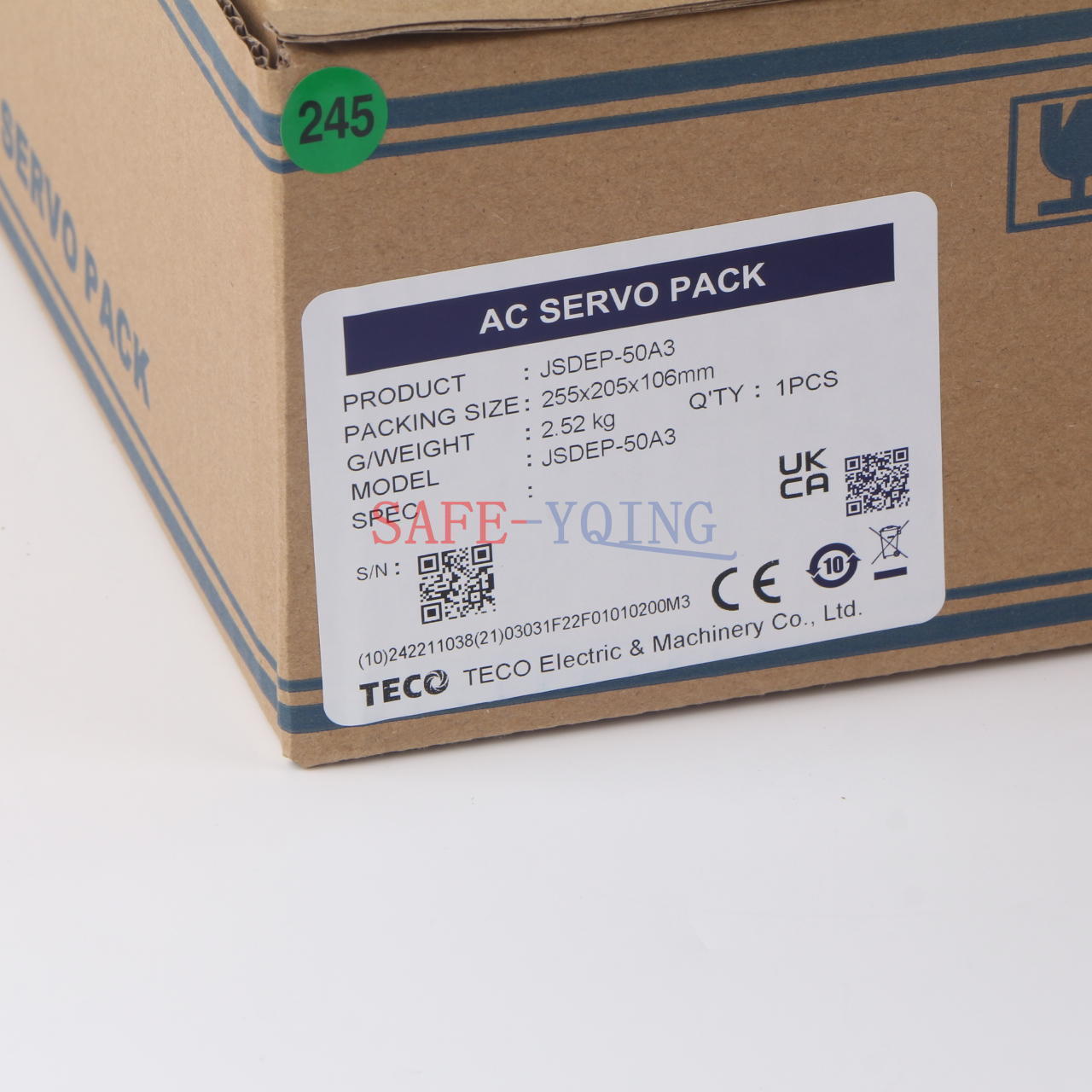 new One  TECO JSDEP-50A3 Servo Drives