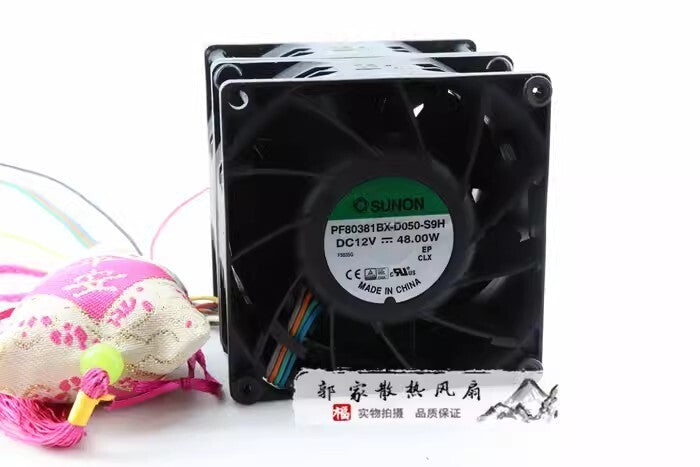 SUNON PF80381BX-D050-S9H DC12V 48W 80*80*38MM Silent Cooling Fan