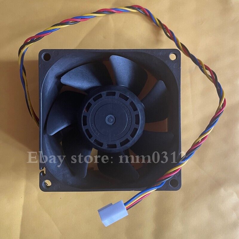 Sanyo 9G0812P1F03 8038 12V 0.58A 8CM 4-wire temperature control chassis fan - SANYO