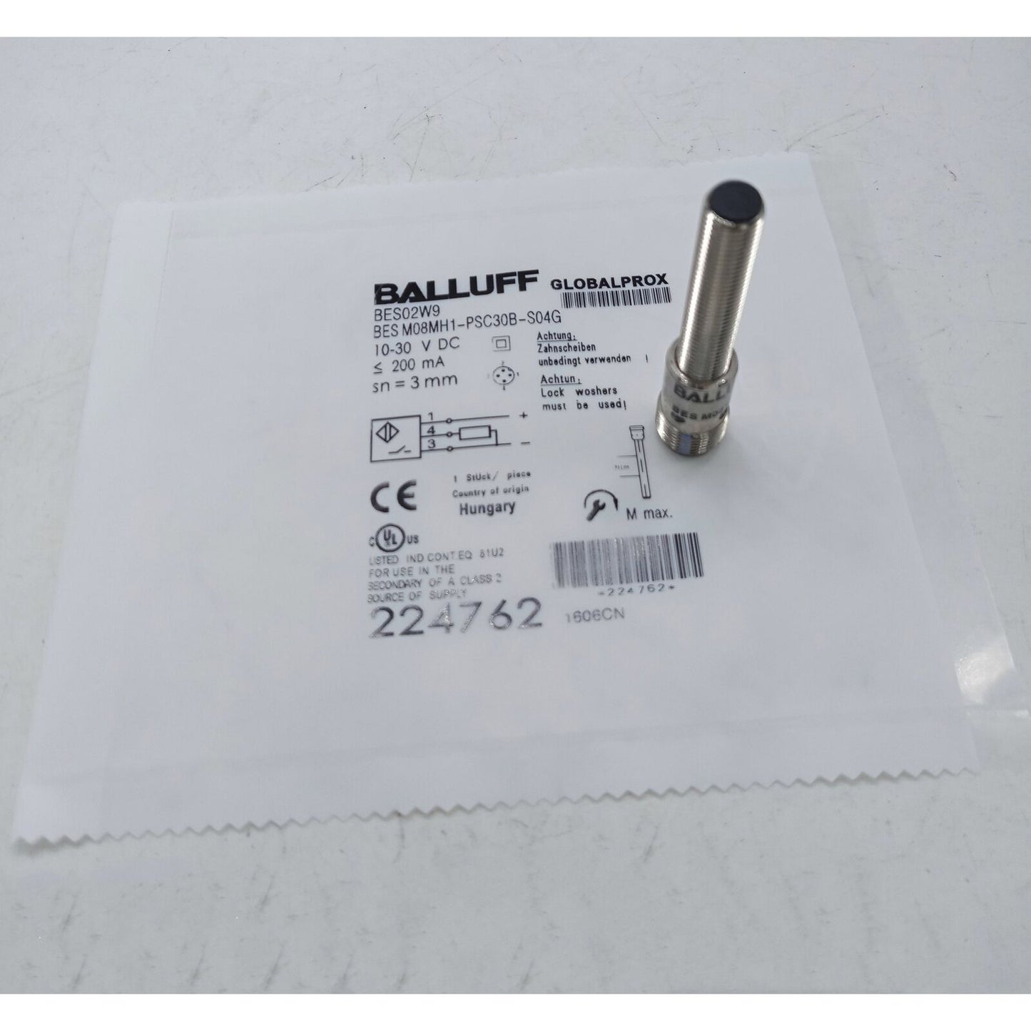 BES M08MH1-PSC30B-S04G Proximity Sensor Fast - BALLOFF