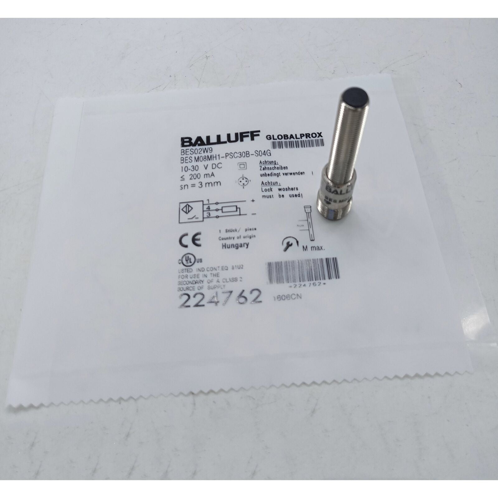 BES M08MH1-PSC30B-S04G Proximity Sensor Fast - BALLOFF