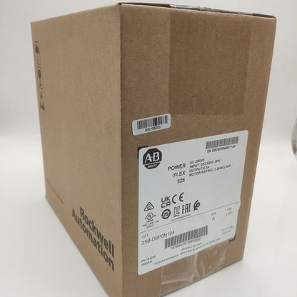 Allen Bradley 25B-D6P0N104 PowerFlex 525 AC Drive 480V 3HP New - ALLEN BRADLEY