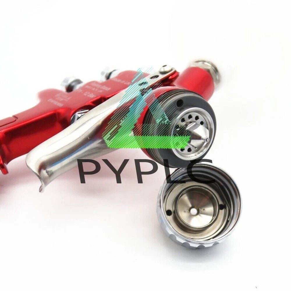 Red Spray Gun GTI PRO LITE 1.3mm Nozzle LVMP 600ml cup for Devilbiss