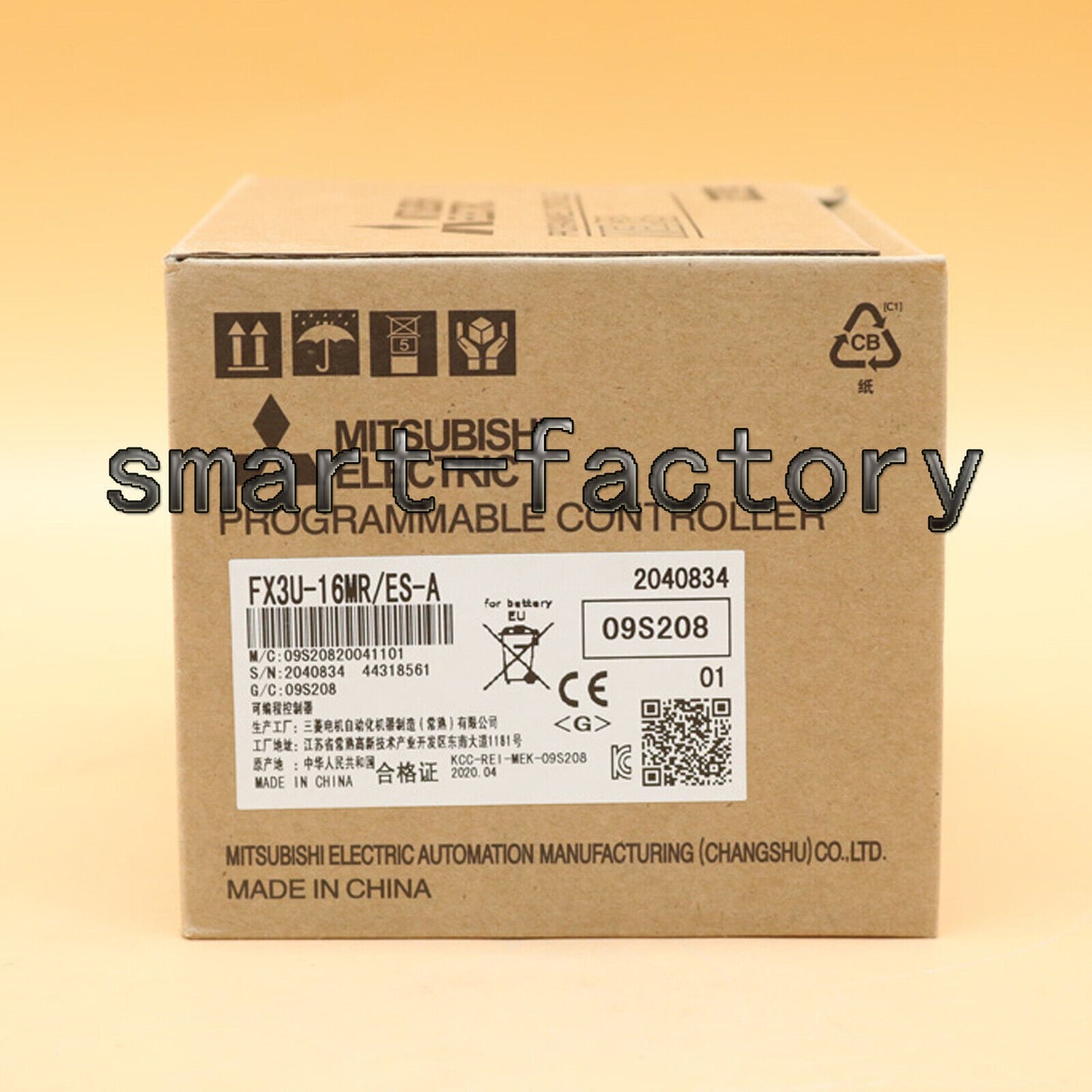 Mitsubishi FX3U-16MR/ES-A Programmable Logic Controller, 1-PC IN BOX - MITSUBISHI