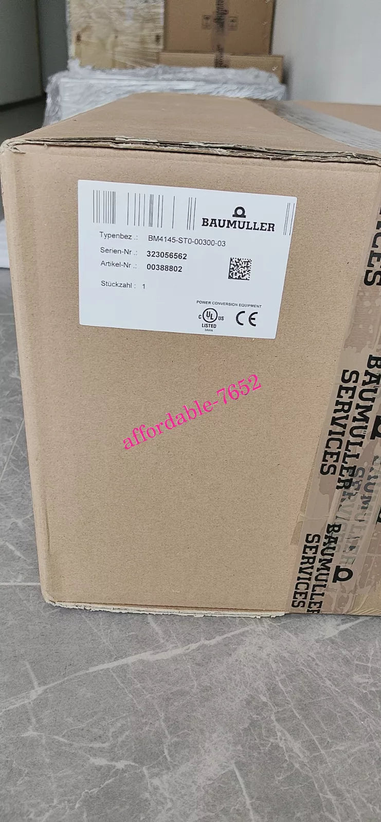 BAUMULLER BM4145-ST0-00300-03 Servo Motor - BAUMULLER