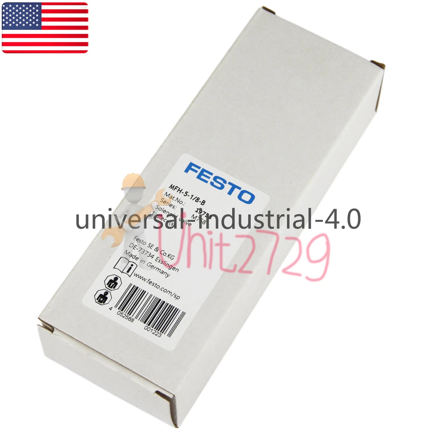 FESTO MFH-5-1/8-B 19758 Solenoid Valve Free Shipping - US Stock #un