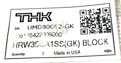 1PCS THK HRW35CA1SS RAIL GUIDE BLOCK UMD80092-GK#I