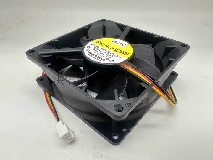 Sanyo 9WF0924H205 9032 DC24V 0.35A A90L-0001-0577 9CM 3-Pin Cooling Fan