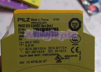 new PILZ PNOZ XV3 3 24VDC t Safety Relay 774542 (1PCS)