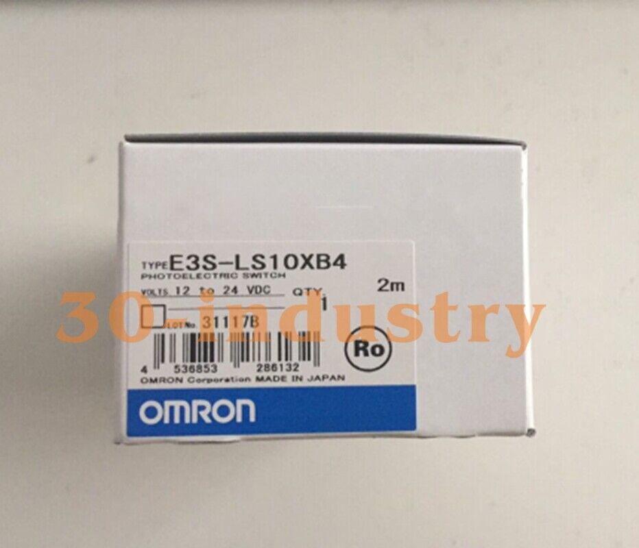 Omron E3S-LS10XB4 Photoelectric Switch Sensor 2m 12-24VDC - OMRON