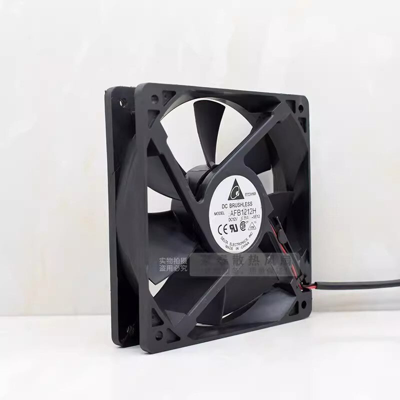 Delta AFB1212H 12025 DC12V 0.35A 12CM 4-Wire PWM Temperature Control Cooling Fan