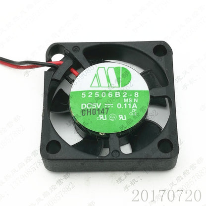 MO 52506B2-8 2506 DC5V 0.11A 2-Wire Silent Cooling Fan