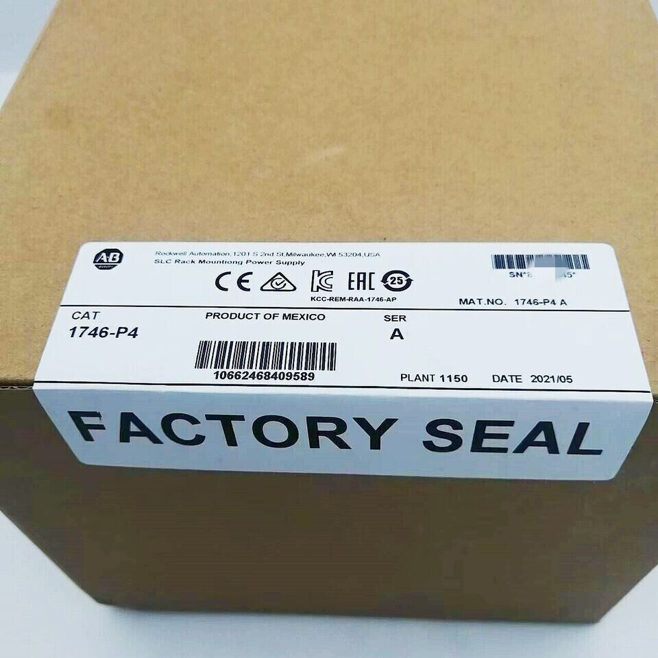 Factory Sealed AB 1746-P4 SLC Rack Mount Power Supply 500W - FACTORY SEALED