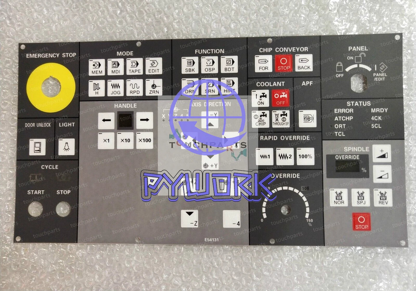 Operating Membrane Overlay E54131 for Mori Seiki CNC machine NH4000 / NH6300