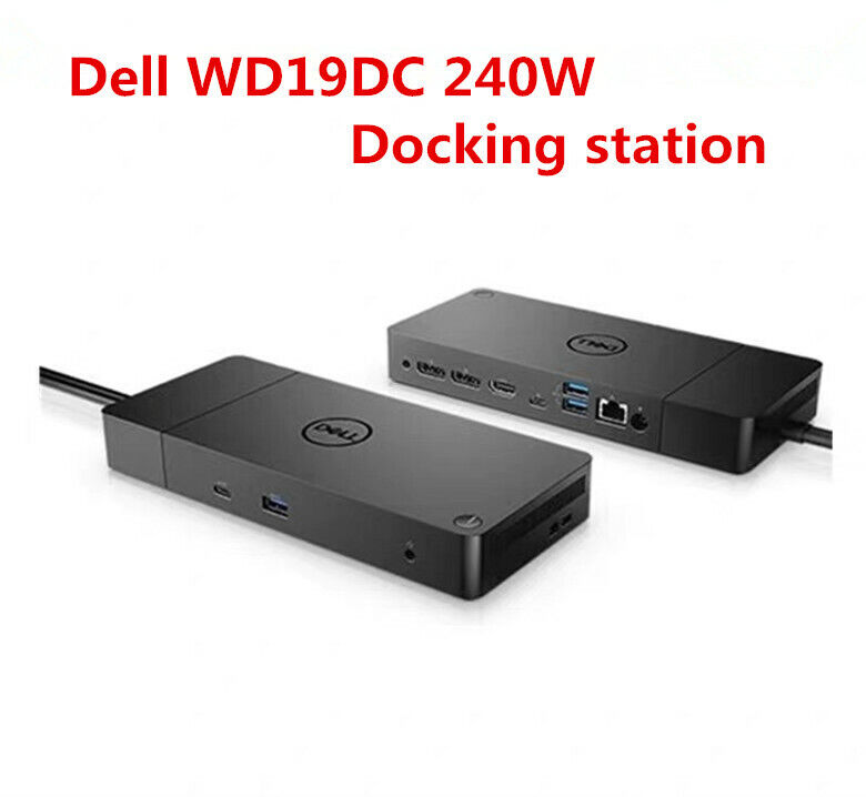 new DELL WD19DC USB3.0 Type-C to Serial Docking Station HDMI DP USB-C 240W - KOEED