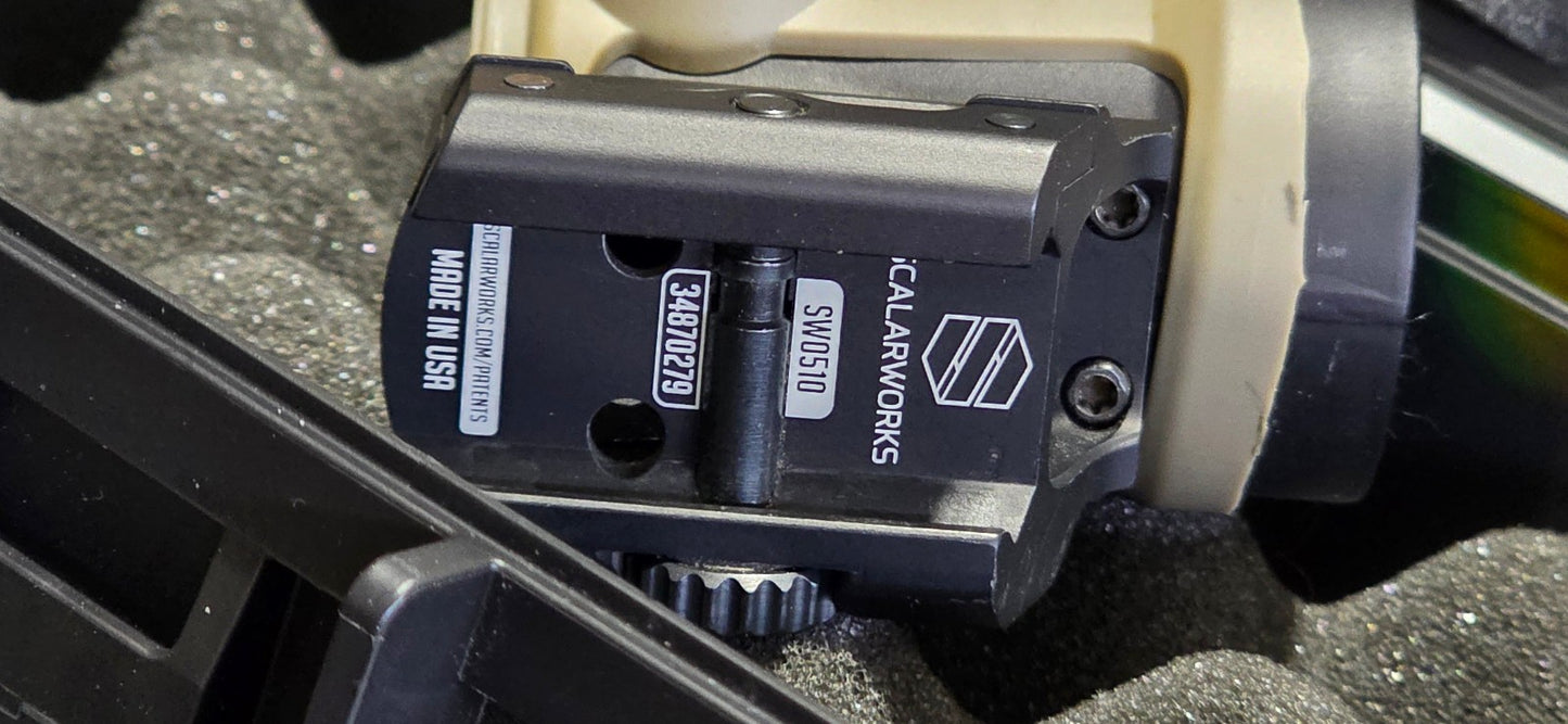 Trijicon MRO-C-2200003 Sight with Scalarworks LEAP/05 1.57" quick-detach mount