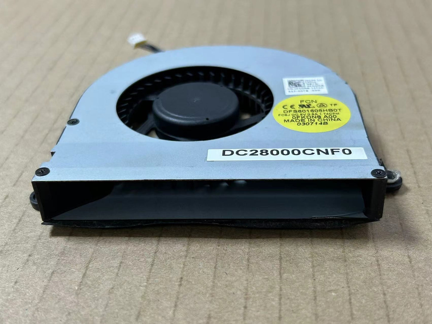 used Cooling Fan For Dell Alienware M17X R3 R4 XVXVH DC28000CNF0 0FKDN8 FKDN8