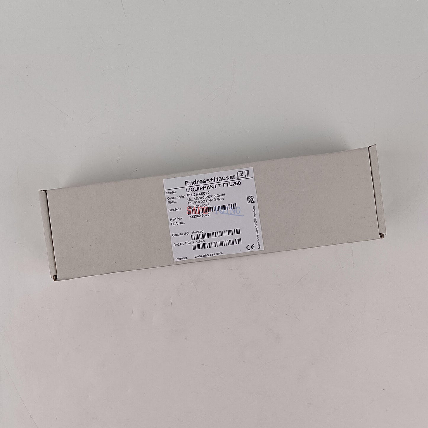 new ONE E+H FTL260-0020 Endress+Hauser FTL260-0020 Sensor - ENDRESS+HAUSER