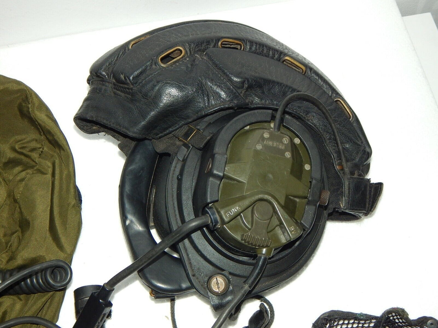 Used TELEMIT Radio Set Headphones Tank Tank Driver - KOEED