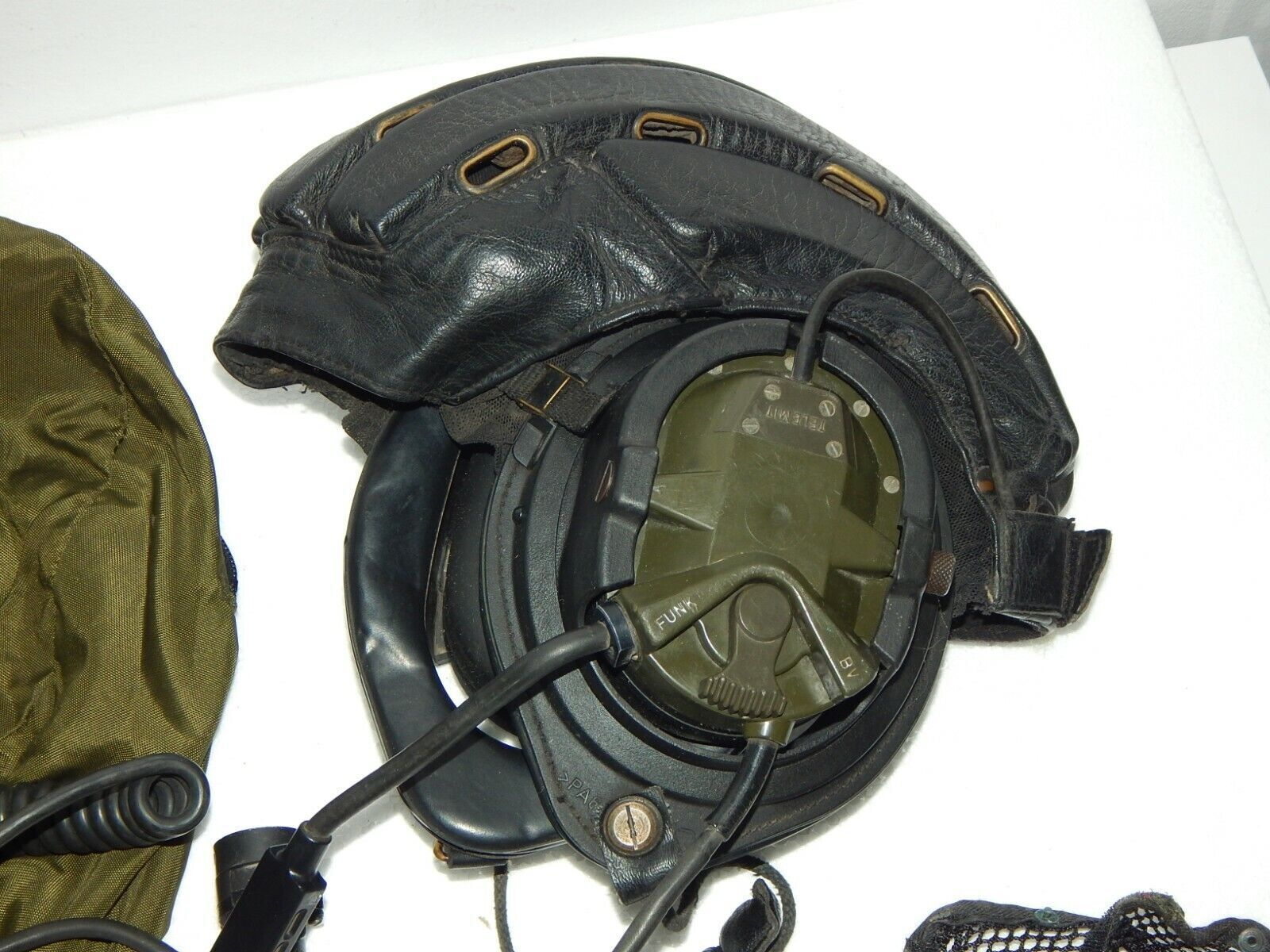 Used TELEMIT Radio Set Headphones Tank Tank Driver - KOEED
