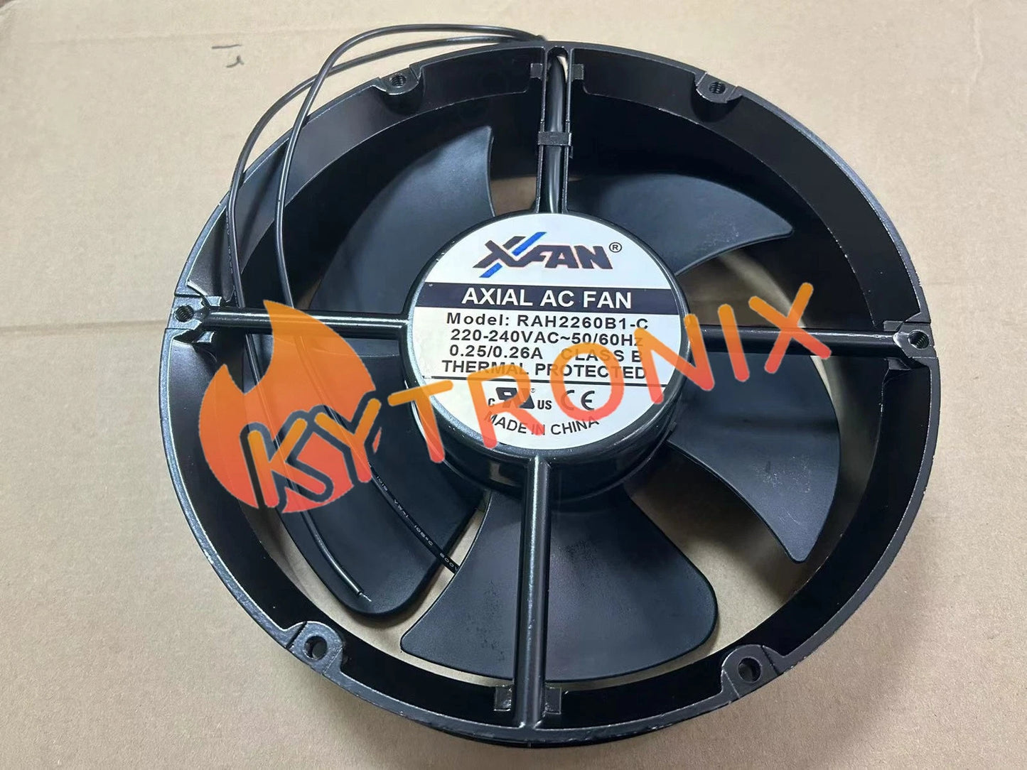 Round XFAN RAH2260B1-C 220-240v 0.25/0.26A high temperature cooling fan