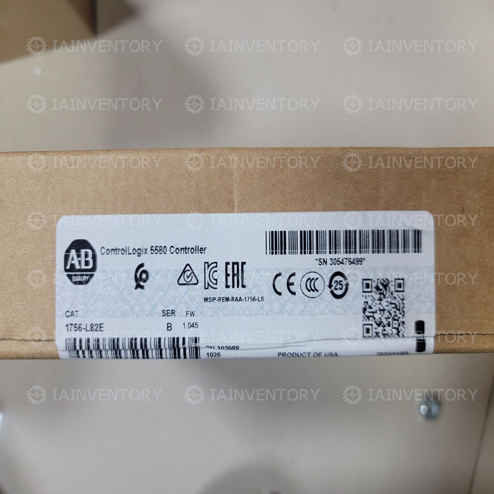 Allen-Bradley 1756-L82E Fast - 1 Piece New - ALLEN-BRADLEY