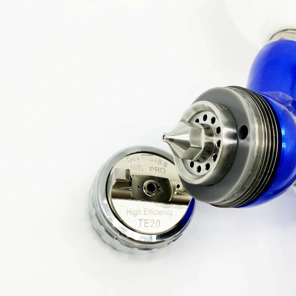 Blue Spray Gun Varnishes TE20 1.3mm nozzle LVMP Car Paint Tool for Devilbiss