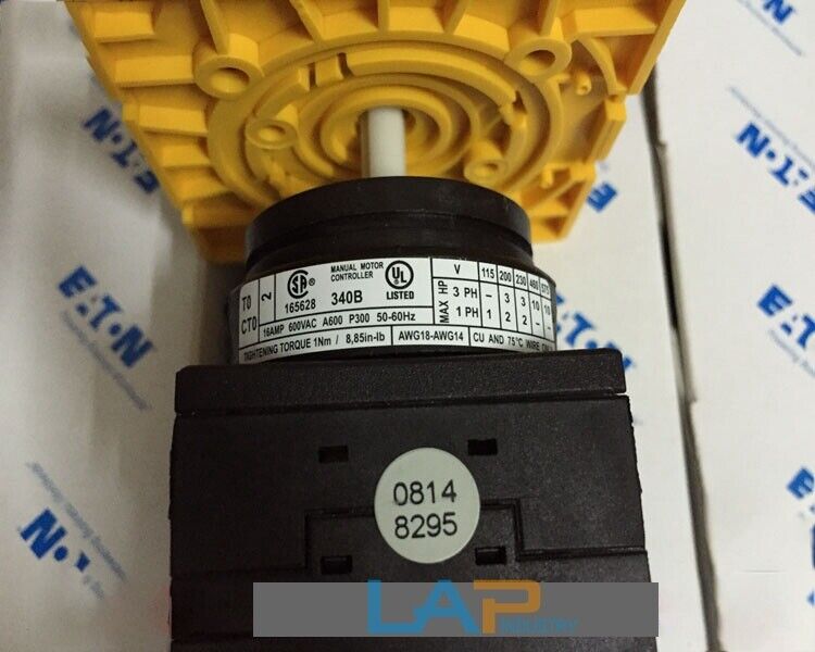 1PCS Eaton TO-2-1/EA/SVB Isolation Switch Cam Switch - EATON