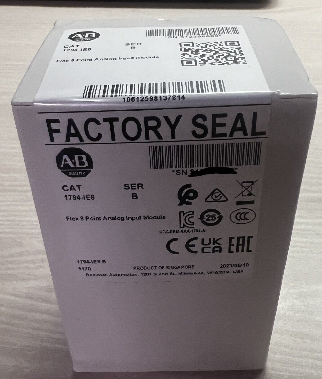 NEW SEALED AB 1794-IE8 B Flex 8 Point Analog Input Module PLC TX - FACTORY