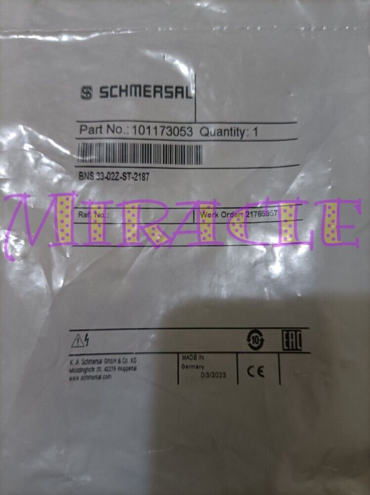 Schmersal Safety Sensor BNS 33-02Z-ST-2187 - SCHMERSAL