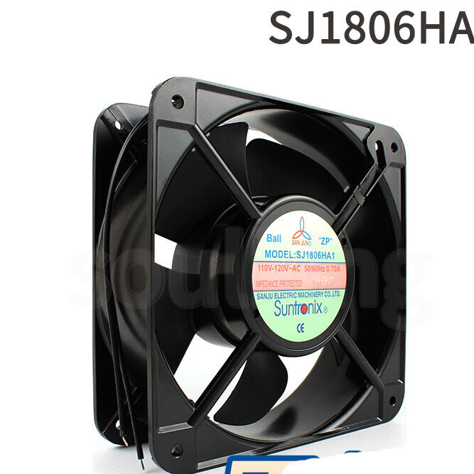 new SANJUN SJ1806HA1 110/120V 0.70A 18065 Industrial Cabinet Axial Fan - SANJUN