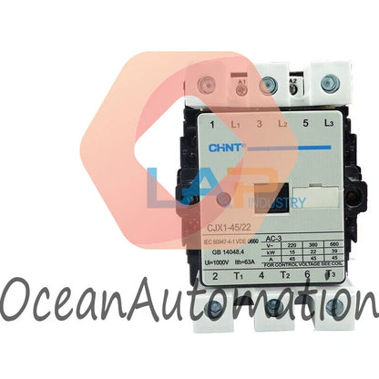 1PCS FOR CHNT AC Contactor CJX1-45/22 220V