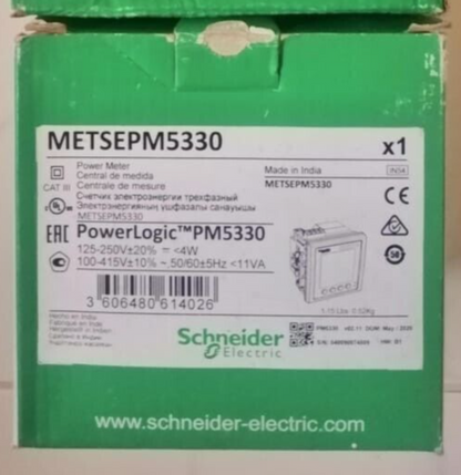 new Schneider Electric PowerLogic PM5330 Power Meter - METSEPM5330