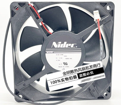 New Nidec D12E-12PM 12V Cooling Fan - NIDEC