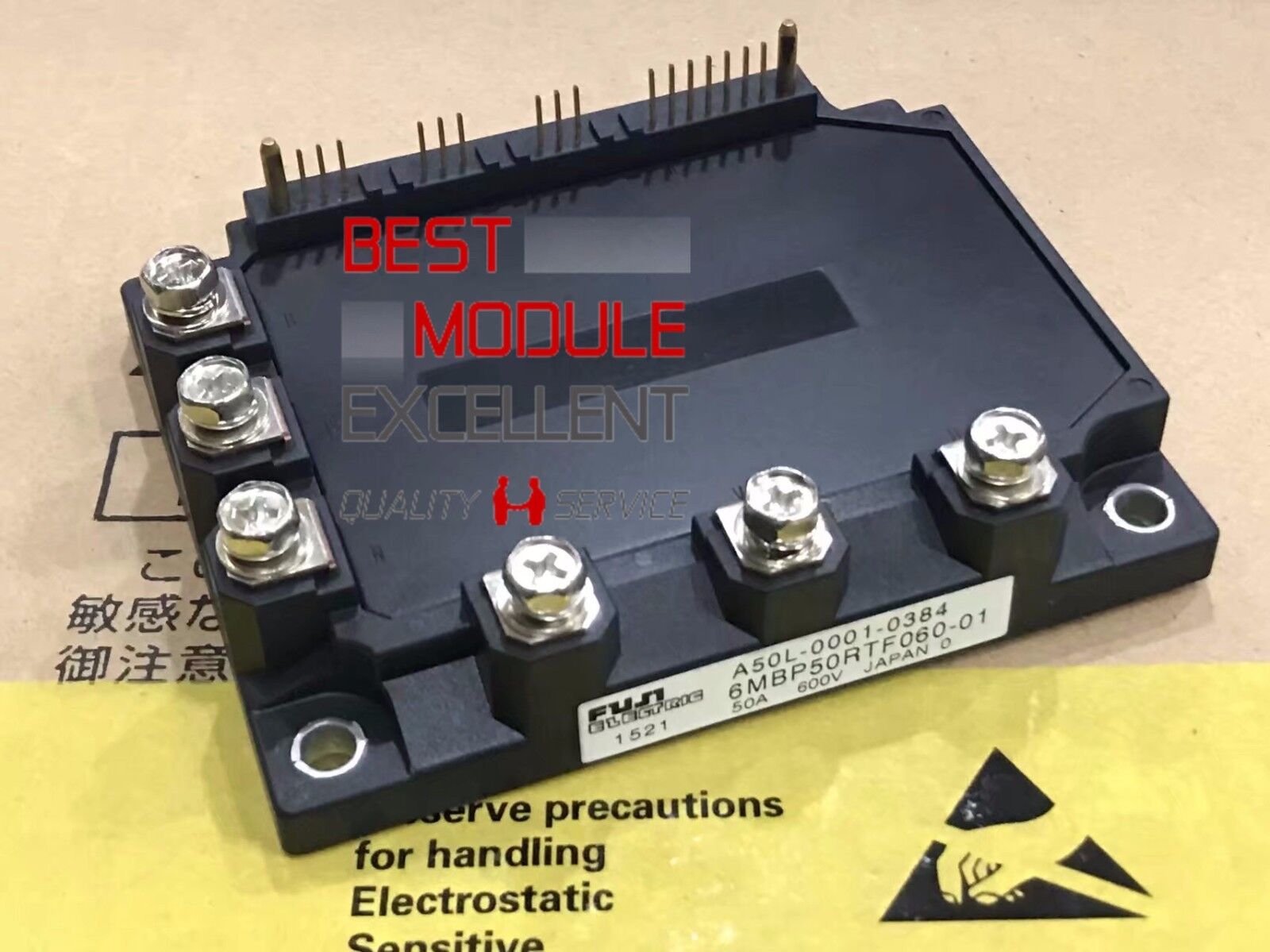 New FUJI 6MBP50RTF060-01 Power Supply Module A50L-0001-0384 Quality Assur. - FUJI